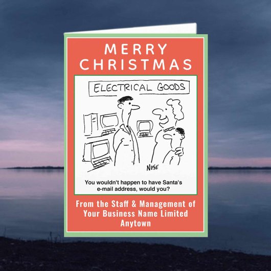 Santa E-Mail-Adresse Funny Weihnachten im Einzelha