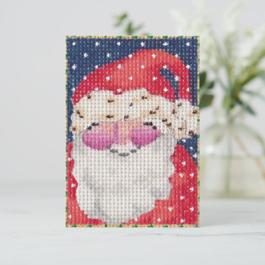 Santa Einladung (Stehend Vorderseite)