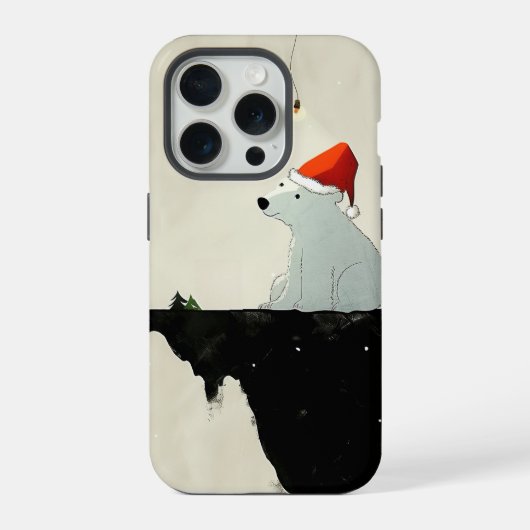 Santa Eisbär iPhone Hülle (Rückseite)