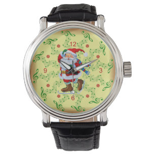 Santa ~ Eiszeit Skate ~ Musikalische Skulpturen ~  Armbanduhr