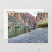 Santa Elena Canyon, Big Bend Nationalpark Postkarte (Vorne/Hinten)