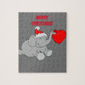 Santa Elephant Jigsaw Puzzle (Vertikal)