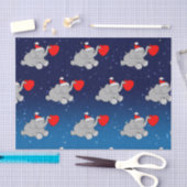 Santa Elephant Muster Seidenpapier (Handwerk)