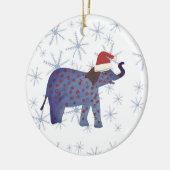 Santa Elephant Snowflakes Ornament (Links)