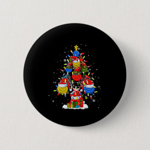 Santa Elf Disc Golf Ball Tools Xmas Tree Men Playe Button