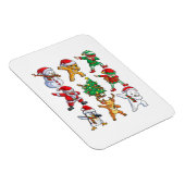 Santa Elf Freunde Weihnachtsjunge Männer Männer Magnet (Rechte Seite)