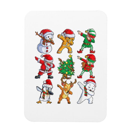 Santa Elf Freunde Weihnachtsjunge Männer Männer Magnet (Vertikal)