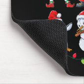 Santa Elf Freunde Weihnachtsjunge Männer Männer Mousepad (Ecke)