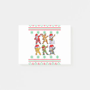 Santa Elf Freunde Weihnachtsjunge Männer Männer Post-it Klebezettel