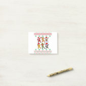 Santa Elf Freunde Weihnachtsjunge Männer Männer Post-it Klebezettel (Auf Schreibtisch)