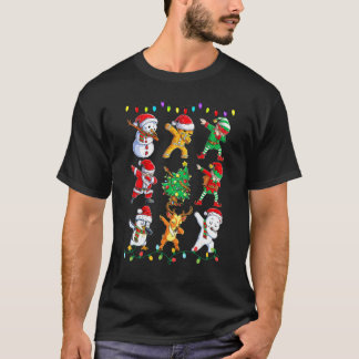 Santa Elf Freunde Weihnachtsjunge Männer Männer T-Shirt
