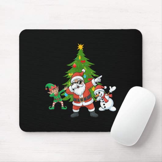 Santa Elf Freunde Weihnachtsmänner Xma Mousepad (Mit Mouse)