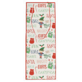 Santa Elf Friends Personalisiert Geschenktüte Für Weinflaschen (Rückseite)