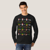 Santa Elf Operations Quiz Math Lehrer Weihnachten T-Shirt (Vorne ganz)
