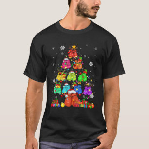 Santa ELF Rentier Boxhandschuhe Weihnachtsbaum Xm T-Shirt
