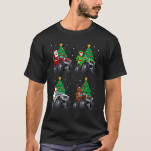 Santa Elf Rentier Snowman Reitmonster Truck Ch T-Shirt