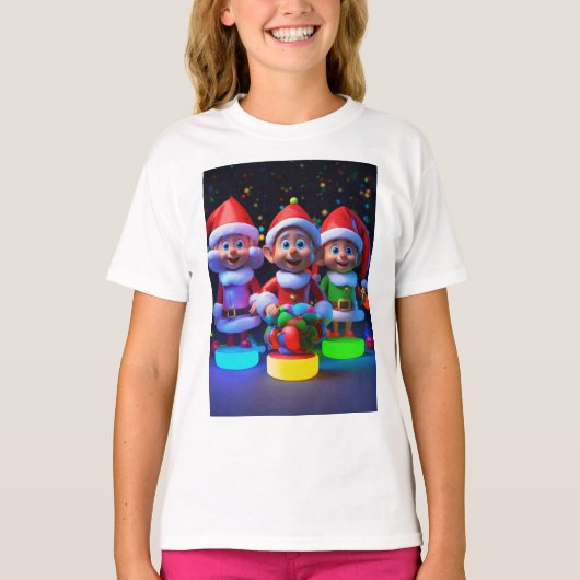 Santa Elves T-Shirt (Vorderseite)