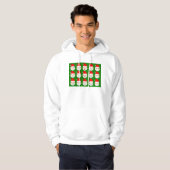 Santa Emoji Emoticons Hoodie (Vorne ganz)