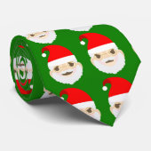 Santa Emoji Emoticons Krawatte (Gerollt)