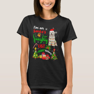 Santa English Sheepdog Ich stehe auf Santas unarti T-Shirt