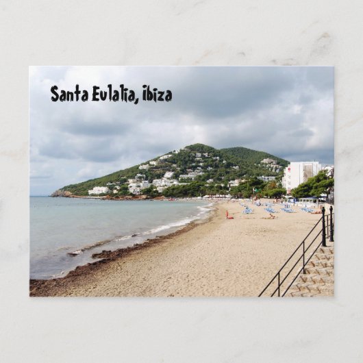 Santa Eulalia, Ibiza Postkarte (Vorderseite)