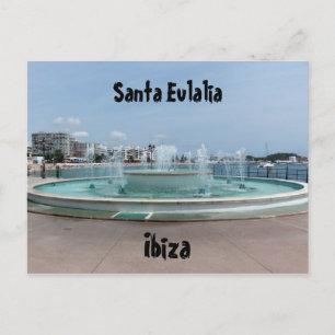 Santa Eulalia, Ibiza Postkarte