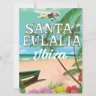 Santa Eulalia Ibiza Reiseplakat