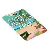 Santa Eulalia Ibiza Reiseplakat Magnet (Rechte Seite)
