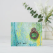 Santa Eulalia - Tür Postkarte (Stehend Vorderseite)