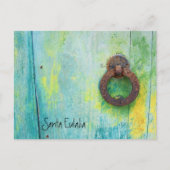 Santa Eulalia - Tür Postkarte (Vorderseite)