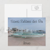 Santa Eularia Des Riu Postkarte (Vorne/Hinten)