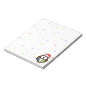 Santa Eule Notizblock (Rotiert)