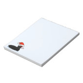 Santa Eurasian Coot Notizblock (Rotiert)