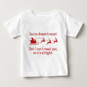 Santa existiert nicht! baby t-shirt (Vorderseite)