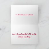 Santa Express Flugzeug für Autismus Feiertagskarte (Innenseite)