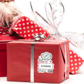 Santa Express Lieferung für (Individuelle Name) Ge Aufkleber