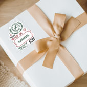 Santa Express Lieferung für (Individuelle Name) Ge Aufkleber