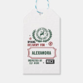 Santa Express Lieferung für (Individuelle Name) Geschenkanhänger (Vorderseite)