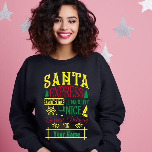 Santa Express, von Weihnachten für Sie genehmigt Sweatshirt