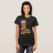Santa Fa La La La Latte Christmas Math Teacher Lif T-Shirt (Vorne ganz)