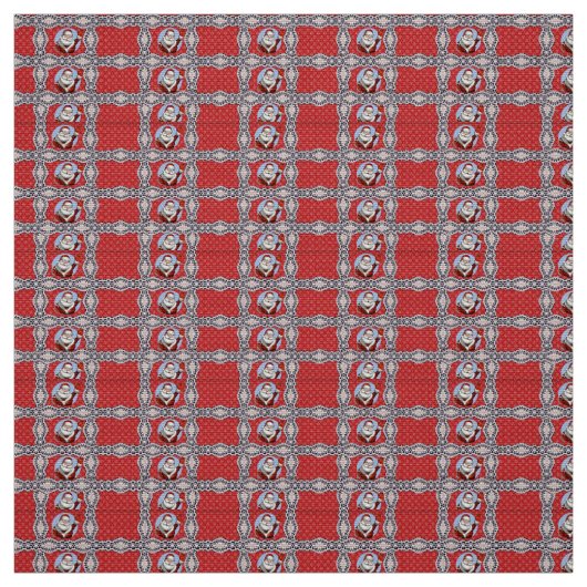 Santa Fabric Stoff (Muster)