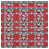 Santa Fabric Stoff (Nahaufnahme)