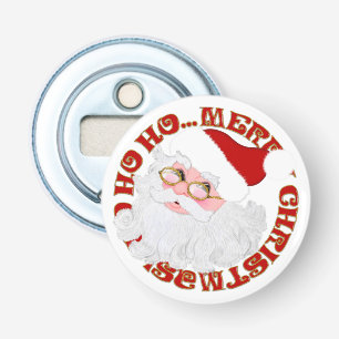 Santa Face Circle Round Bottle Opener Flaschenöffner