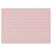 Santa Face Circles, Red Stripes-TABLECLOTH 60x84 Tischdecke (Vorderseite (Horizontal))