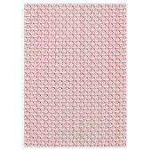 Santa Face Circles, Red Stripes-TABLECLOTH 60x84 Tischdecke (Vorderseite)