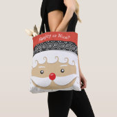 Santa Face Design Totbeutel Tasche (Von Nahem)