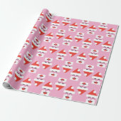 Santa Face Geschenkpapier (Ungerollt)