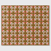 Santa Face Geschenkpapier (Flach)
