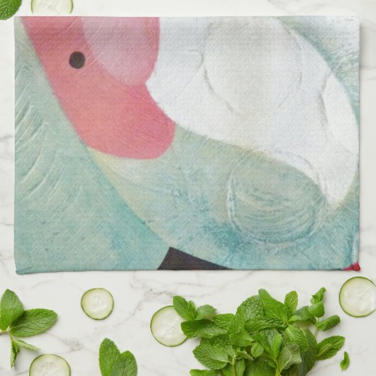 Santa Face Geschirrtuch (Gefaltet)