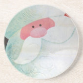 Santa Face Getränkeuntersetzer (Vorne)